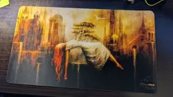 Signed Seb Mckinnon Deathsprout Playmat Ultra PRO Kickstarter - Image 1