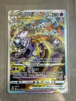 Mewtwo VSTAR GG44/GG70 NM Crown Zenith Galarian Gallery Ultra Card Pokemon TCG - Image 1