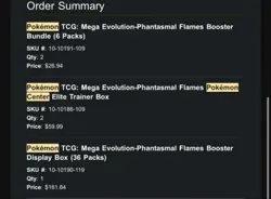 CONFIRMED PRE-ORDER Pokemon Center Mega Evolution Phantasmal Flames ETB W/Case - Image 3