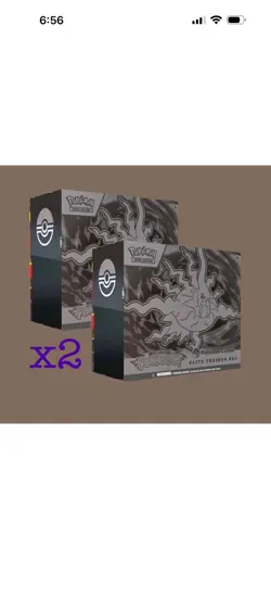 Pitch Black - POKEMON CENTER (2X) Elite Trainer Box PC ETB - PREORDER / PRESALE - Image 1