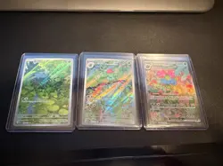 Pokemon SV:151 Bulbasaur 166/165, Ivysaur 167/165, & Venusaur Ex 198/165 - Image 3