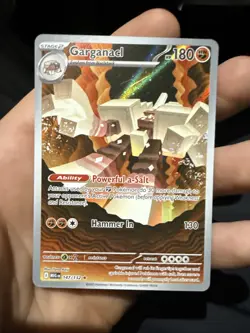 Garganacl 147/132 Illustration Rare Mega Evolution Pokemon NM - Image 1