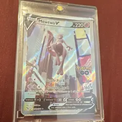 The Pokemon Company Mewtwo V 072/078 Pokemon GO Ultra Rare Holo 2022 English - Image 1