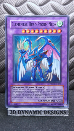 | Yugioh Elemental Hero Storm Neos PTDN-EN043 Super Rare NM-/VLP 🔥 | - Image 1