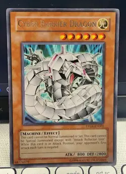Yu-Gi-Oh! collector's Cyber Barrier Dragon DP04-EN002 (X2) +BONUS HOLO - Image 1