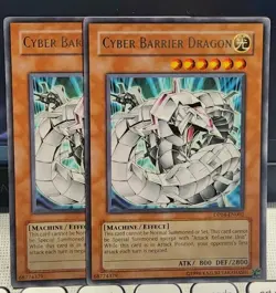 Yu-Gi-Oh! collector's Cyber Barrier Dragon DP04-EN002 (X2) +BONUS HOLO - Image 3