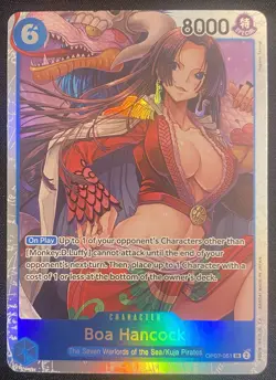 Boa Hancock OP07-051 - One Piece TCG English - SR Super Rare Foil NM Near-Mint - Image 1