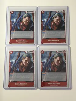 Benn.Beckman OP16-012 The Time Of Battle 4 Foil Card Play Set Lot One Piece - Image 1