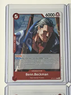 Benn.Beckman OP16-012 The Time Of Battle 4 Foil Card Play Set Lot One Piece - Image 2