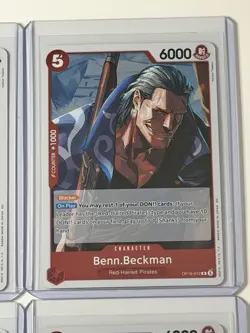 Benn.Beckman OP16-012 The Time Of Battle 4 Foil Card Play Set Lot One Piece - Image 3