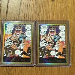 One Piece OP16 - Time of Battle - Gold DON!! (2) NM - Image 1