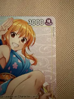 One piece Tcg Nami Promo OP06-101 O-Nami Alt Art Welcome - Image 3