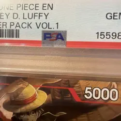 PSA 10 Monkey D. Luffy Winner Pack P-007 Vol. 1 Tournament 2022 One Piece Promo - Image 3