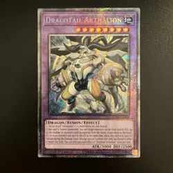 Yu-Gi-Oh: STARLIGHT! JUSH-EN031 Dracotail Arthalion 1st Ed. Starlight Rare - Image 1