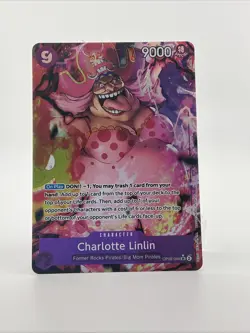 Charlotte Linlin Alt Art Parallel OP08-069 Two Legends Foil One Piece CCG - Image 1