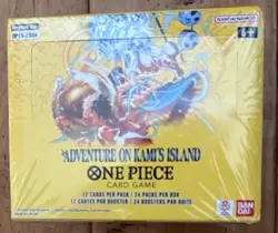 One Piece ADVENTURES ON KAMI'S ISLAND BOOSTER BOX 24 PACKS NEW W/DASH OP15 EB04 - Image 1