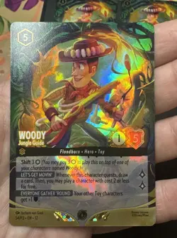 Woody - Jungle Guide 54/P3 Set Champ Promo Enchanted Foil Wilds Unknown Lorcana - Image 1