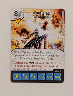 Marvel Dice Masters AVX Avengers Vs. X-Men * CYCLOPS * OP Promo Prize Card - Image 1