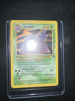 1999 2000 Sleimok (Muk) German Pokemon Card Holo Fossil Set 13/62 WOTC - Image 1