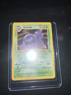 1999 2000 Sleimok (Muk) German Pokemon Card Holo Fossil Set 13/62 WOTC - Image 2