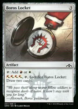Boros Locket 231/259 Guilds of Ravnica MTG Magic the Gathering card - Image 1