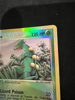 Sceptile 11/109 Reverse Holo Rare Ruby Sapphire Pokemon Vintage E Reader Card - Image 3