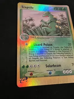 Sceptile 11/109 Reverse Holo Rare Ruby Sapphire Pokemon Vintage E Reader Card - Image 4