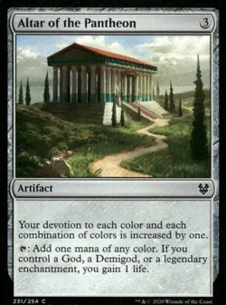 Altar of the Pantheon 231/254 Theros Beyond Death MTG Magic the Gathering card - Image 1