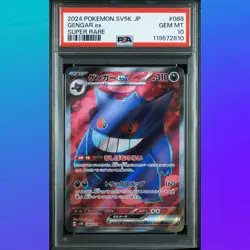 PSA 10 Gengar ex SR 088 071 SV5K Wild Force Japanese Pokemon Card Rare - Image 1