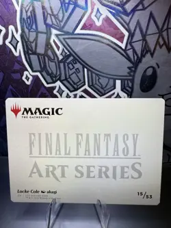 Locke Cole - MTG Art Series Card 15/53 - Magic The Gathering Final Fantasy - NM - Image 2
