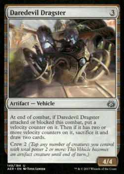 Daredevil Dragster 149/184 Aether Revolt MTG Magic the Gathering card - Image 1