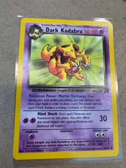 Dark Electrode 34/82 & Dark Rapidash 44/82 Team Rocket Vintage Pokemon Card Lot - Image 3