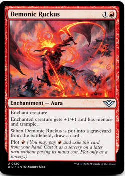 Demonic Ruckus [Outlaws of Thunder Junction] MTG Magic NM/M 🔥 - Image 3