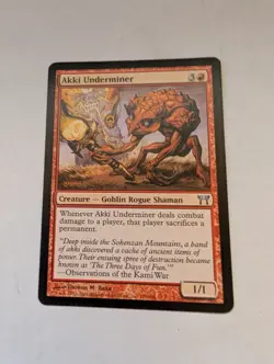Akki Underminer Champions of Kamigawa Regular MTG - Image 1