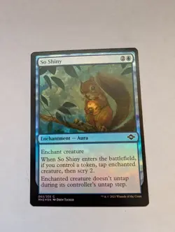FOIL MTG NM Modern Horizons 2 Magic: The Gathering So Shiny - Image 1