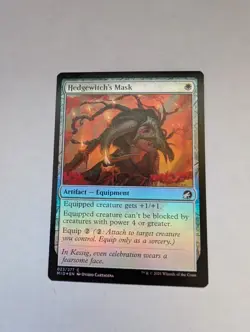 Hedgewitch's Mask Innistrad: Midnight Hunt Foil MTG NM - Image 1