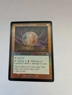 Near Mint x 1 Talisman of Creativity - Foil - Retro Frame Modern Horizons MTG NM - Image 1