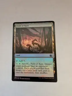 Field of Ruin Innistrad: Midnight Hunt Foil MTG NM - Image 1