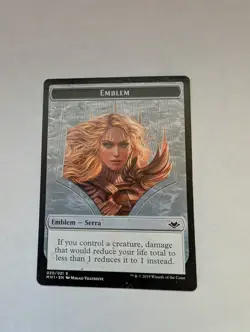 1x - Serra the Benevolent Emblem - #20 - Modern Horizons - NM MTG - Image 1