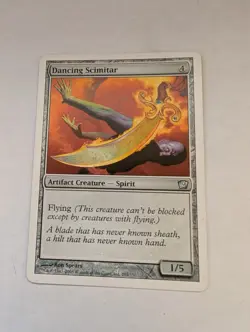 Dancing Scimitar 9th Edition Regular MTG - Image 1
