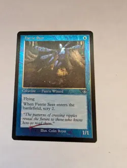 Faerie Seer (Retro Frame) Modern Horizons Foil Etched MTG - Image 1