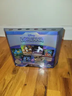 Lorcana TCG Rise of the Floodborn Disney 100 Collectors Edition Gift Set In Hand - Image 2