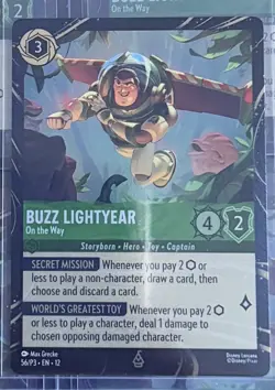 Buzz Lightyear On the Way Lorcana Wilds Unknown Disney Parks Exclusive Promo - Image 2