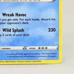Gyarados Pokemon GO #022/078 Holo Rare 2022 Pokemon TCG Card NM - Image 4