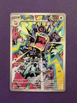 Loudred 212/182 Paradox Rift Illustration Rare Pokemon Card NM - Image 1