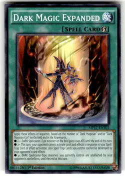 Yugioh Spell Card Dark Magic Expanded MP17-EN102 1st Edition Common - Image 1