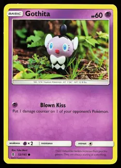 Gothita 52/145 Common Guardians Rising Yuka Morii Pokemon Card - Image 1