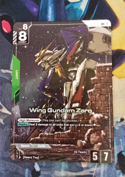 Gundam Card Game Wing Gundam Zero (LR+) GD01-024 - NM - Image 1