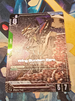 Gundam Card Game Wing Gundam Zero (LR+) GD01-024 - NM - Image 3