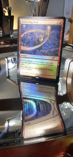 Deflecting Swat (Rainbow Foil) Secret Lair Drop Foil Lightly Played MTG SLD - Image 1